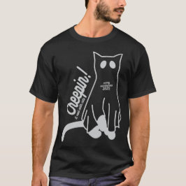 Creepin’ It Real with Cats – Funny Halloween T-Shirt