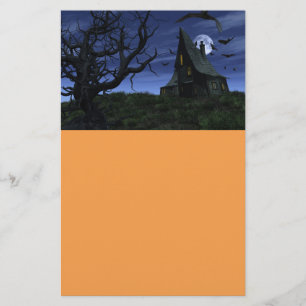 Creepisches Spuk Haus Flyer