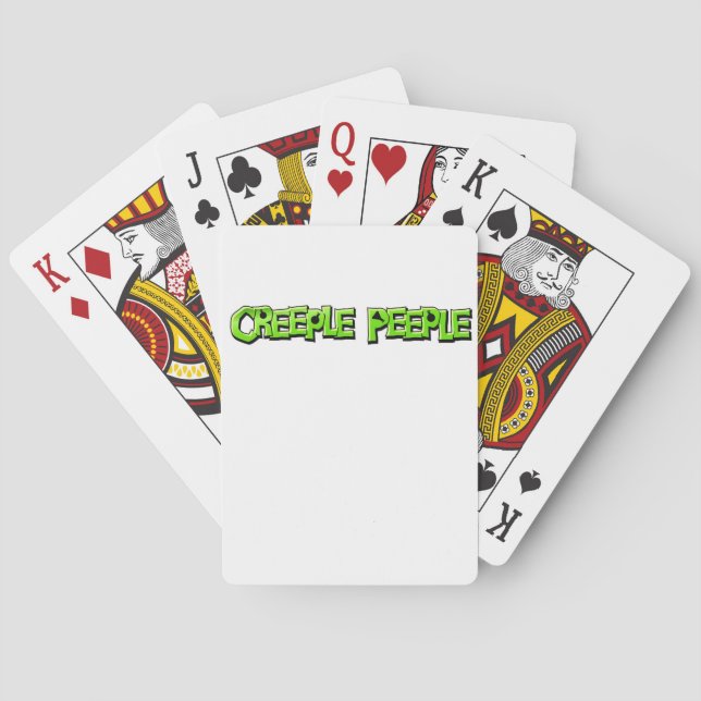 Creeple Peeple playing cards Spielkarten (Rückseite)