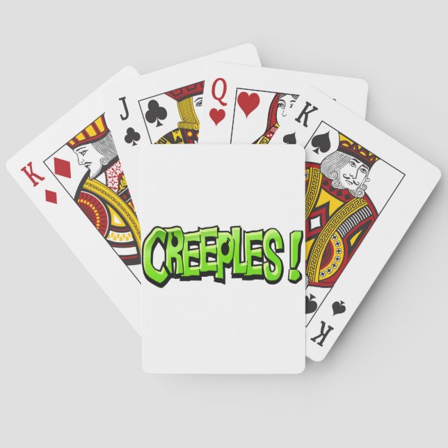 Creeples spielen Karten Spielkarten (Rückseite)