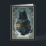 Creepmas Vintage Die Yule-Katze Tarotkarte Dunkle  Karte<br><div class="desc">Creepmas Vintage Die Yule-Katze Tarotkarte Dunkles Weihnachten</div>