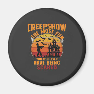 Creepshow Halloween Zombie Spukhaus Sonnenuntergan Magnet