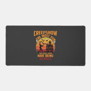 Creepshow Halloween Zombie Spukhaus Sonnenuntergan Schreibtischunterlage