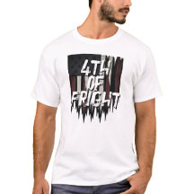 Creepy American Flag T - Shirt - 4. Fright