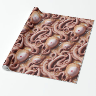 Creepy and Gross Alien Eyeball and Tentacle Stew Geschenkpapier