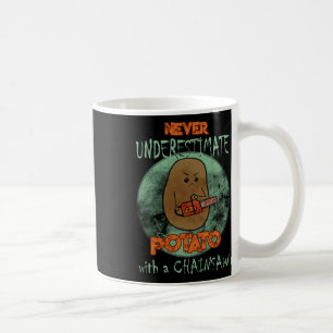 Creepy Angry Potato Chainsaw Horror Movie Lovers H Kaffeetasse