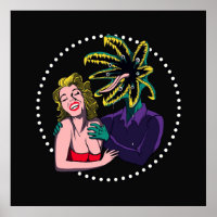 Creepy Anime Parasite Monster und Girl Design