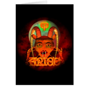 Creepy Aries zodiac Horoskop von Valxart