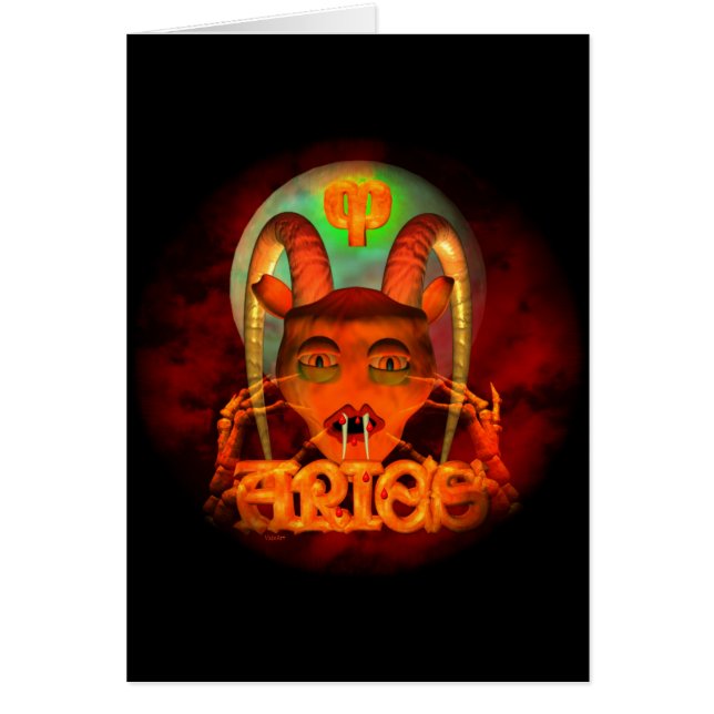 Creepy Aries zodiac Horoskop von Valxart (Vorne)