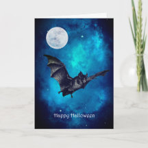 Creepy Bat Flying Halloween