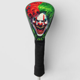 Creepy Beängstigend Bright Hair Männlicher Clown K Golf Headcover