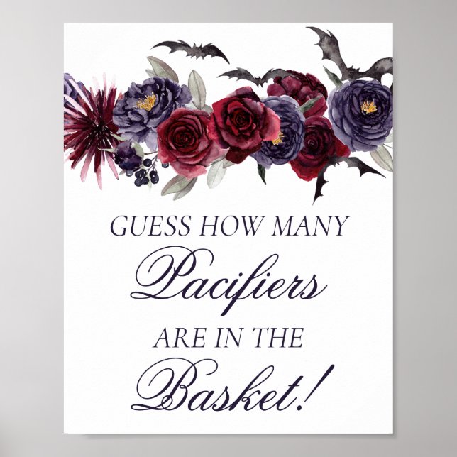 Creepy Beautiful | Gothic Floral Guess Wie viele Poster (Vorne)