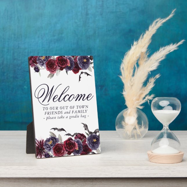 Creepy Beautiful | Gotische Flora Out of Town Gues Fotoplatte (Seite)