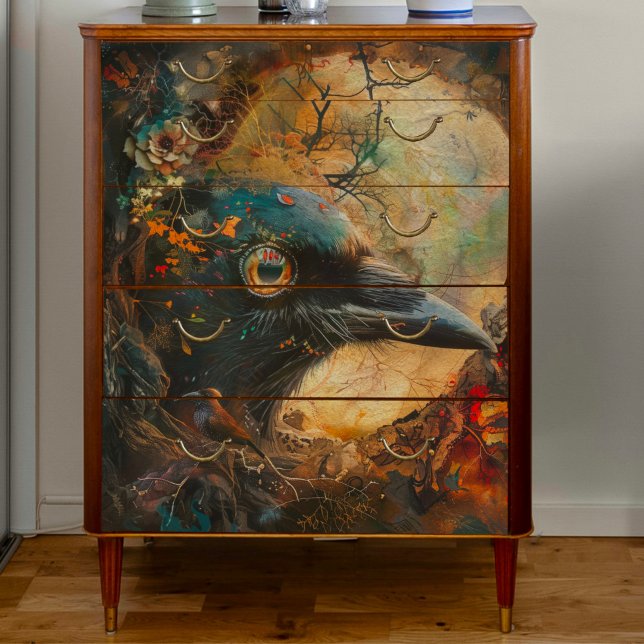 Creepy Bird Beak Decoupage Seidenpapier (Von Creator hochgeladen)