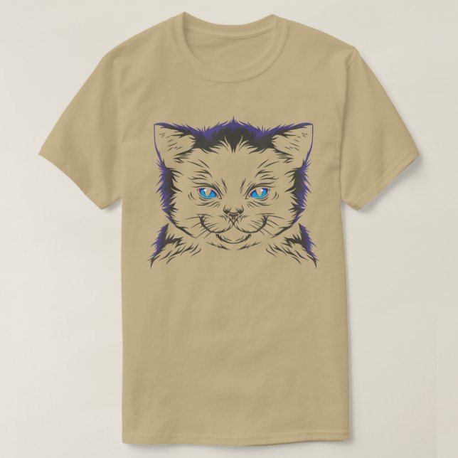 Creepy Black Cat93 T-Shirt (Design vorne)