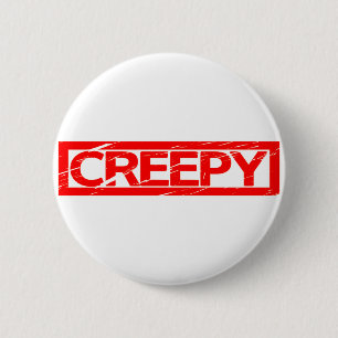 Creepy-Briefmarke Button