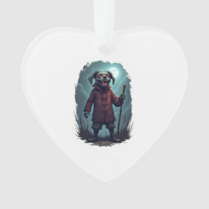 Creepy Cane Corso Ornament