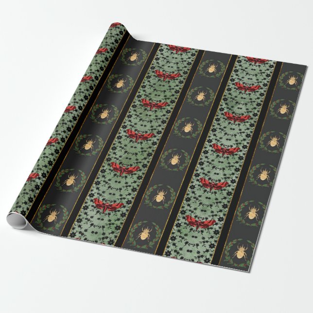 Creepy Christmas Wrapping Paper mit Bugs Geschenkpapier (Ungerollt)