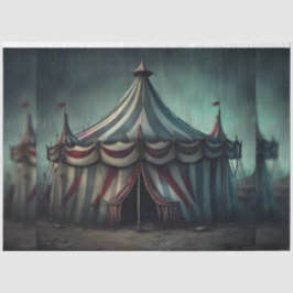 Creepy Circus Zent Moody Decoupage Paper Seidenpapier