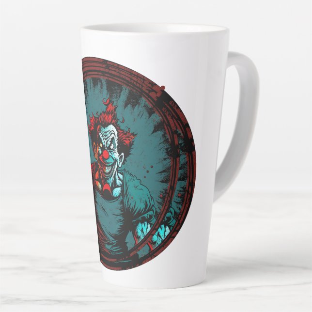 Creepy Clown Milk Cup Milchtasse (Rechte Ecke)