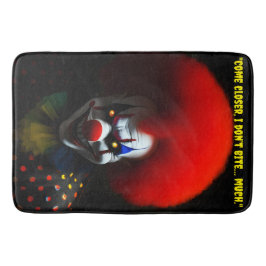 Creepy Clown Phobia Beängstigend Gag Custom Badematte