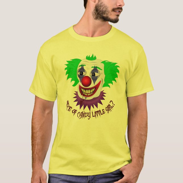 Creepy Clown-Shirt T-Shirt (Vorderseite)