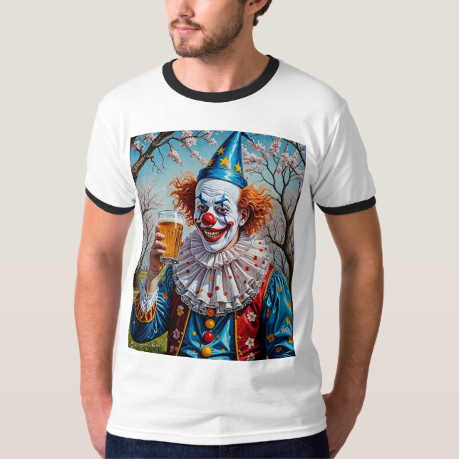 Creepy Clown-T - Shirt für Frühjahrs-Party (Vorderseite)