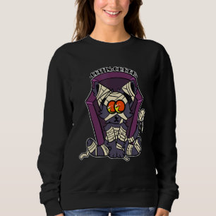 Creepy Coffin Cat Sweatshirt