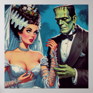 Creepy Couple Poster