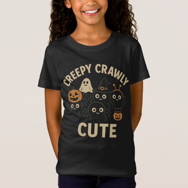 Creepy Crawly Niedlicher Halloween T - Shirt - Ado (Vorderseite)