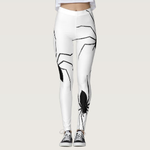 Creepy Crawly Spiders Halloween Leggings