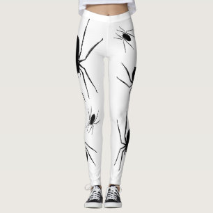 Creepy Crawly Spiders Halloween Leggings