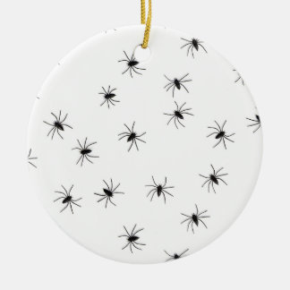 Creepy Crawly Spiders Ornament Runde