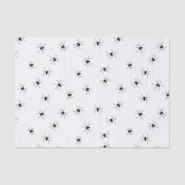 Creepy Crawly Spiders Seidenpapier (Vorderseite)