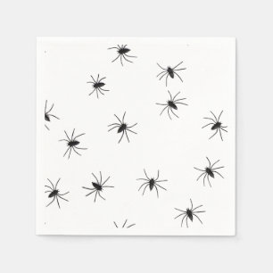 Creepy Crawly Spiders Serviette