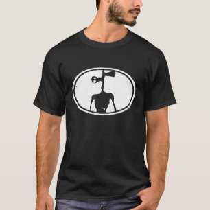 Creepy Creature Siren Head Creepypasta Horror Hall T-Shirt