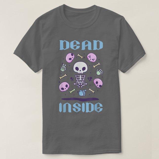 Creepy Dead in Pastel Goth Soft Goth emo Evil  T-Shirt (Design vorne)