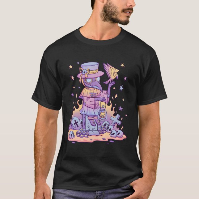 Creepy Doctor Anime Pastel Kawaii Pastel Goth T-Shirt (Vorderseite)