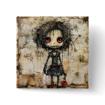 Creepy Doll mit Herz