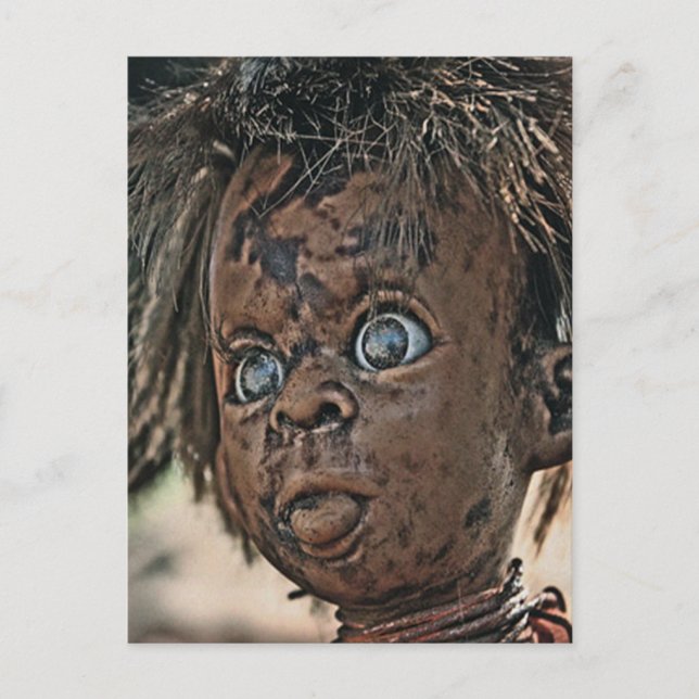 Creepy Doll Postkarte (Vorderseite)