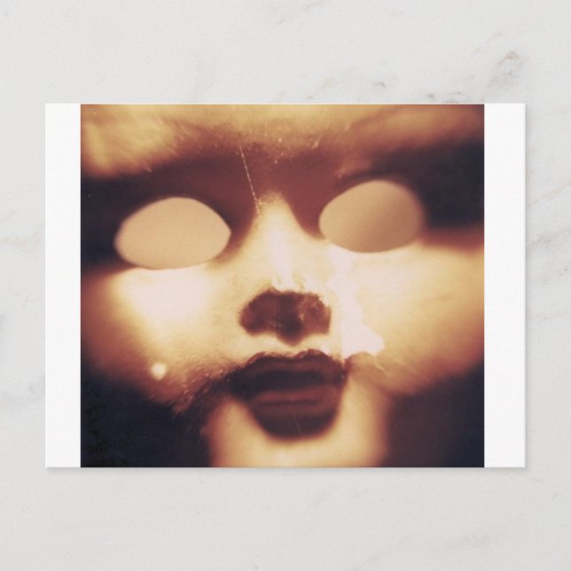 Creepy Doll Postkarte (Vorderseite)