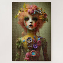 Creepy Doll - schwieriges Vintages Halloween