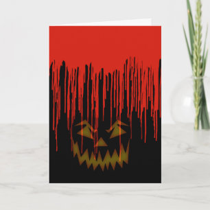 Creepy Dripping Blopping Halloween Einladung