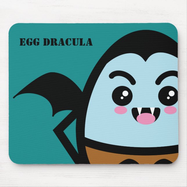 Creepy Egg Dracula - Halloween Mousepad (Vorne)