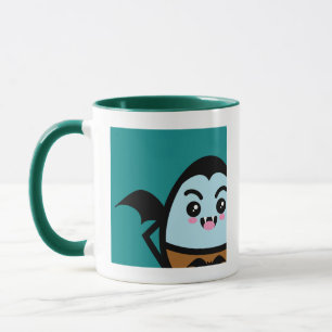 Creepy Egg Dracula - Halloween Name hinzufügen Tasse