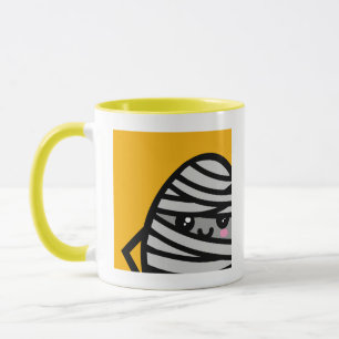 Creepy Egg Mummy - Halloween   Name hinzufügen Tasse