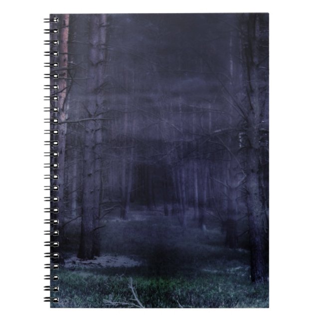 Creepy Forest Notizblock (Vorderseite)