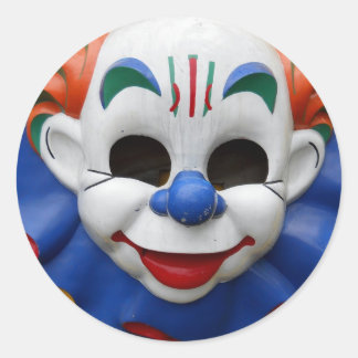 Creepy Funhouse Killer Clown Stickers