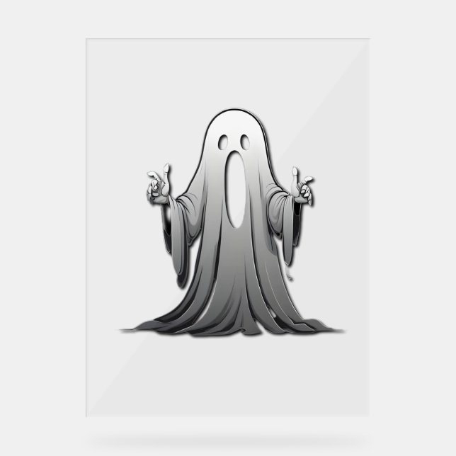 Creepy Ghost of Salem Acrylschild (Vorderseite)