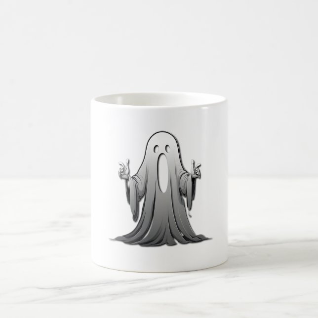 Creepy Ghost of Salem Kaffeetasse (Mittel)